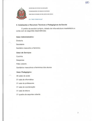 Plano Gestão Prof Pedro Elias