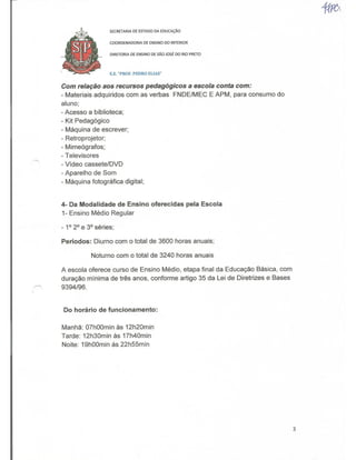 Plano Gestão Prof Pedro Elias