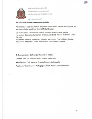 Plano Gestão Prof Pedro Elias