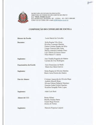 Plano Gestão Prof Pedro Elias