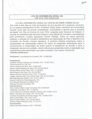 Plano Gestão Prof Pedro Elias