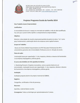 Plano Gestão Prof Pedro Elias