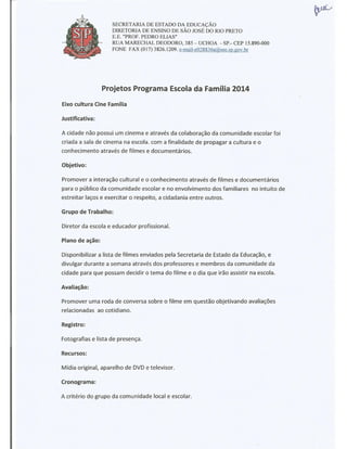 Plano Gestão Prof Pedro Elias