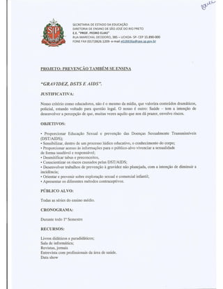 Plano Gestão Prof Pedro Elias