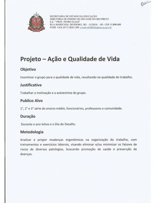 Plano Gestão Prof Pedro Elias