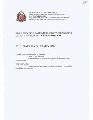 Plano Gestão Prof Pedro Elias