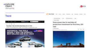 Trend
Inserire qui il
logo
dell’azienda
 