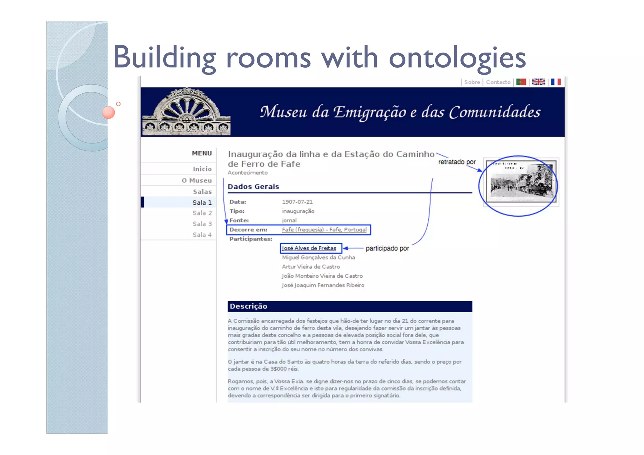Building rooms with ontologies
 