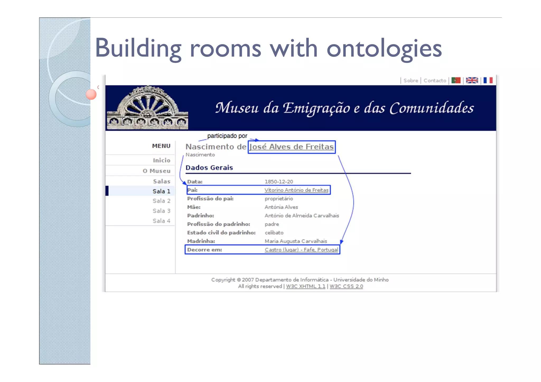 Building rooms with ontologies
 