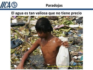 Paradojas
El agua es tan valiosa que no tiene precio




                     http://altanto.blog.terra.com.co/files/2009/03/rio.jpg
 