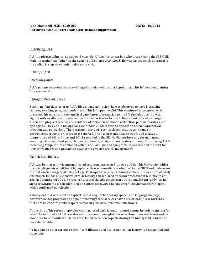 Pediatrics/Case Report Cardiomyopathy