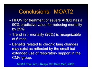 High Frequency Ventillation
