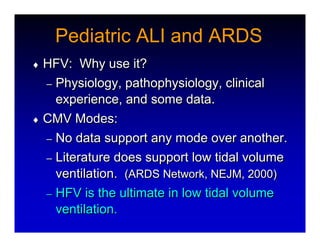 High Frequency Ventillation