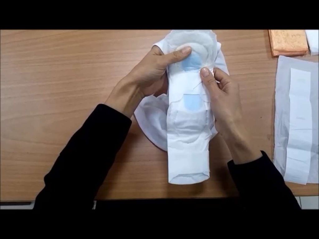 how to use a sanitary pad