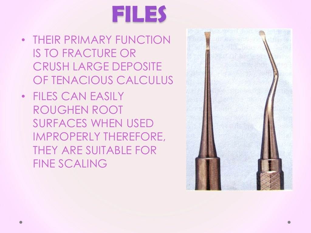 periodontal instruments and their uses