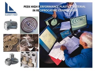 PEEK HIGH PERFORMANCE PLASTICS MATERIAL 
IN RECIPROCATING COMPRESSOR  