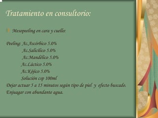 Peelling Rostoro Cuello