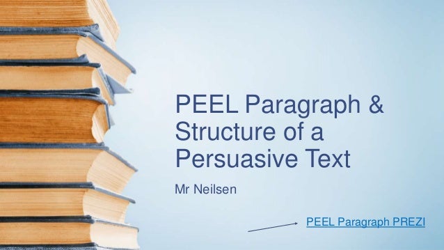 Structure of a persuasive essay slideshare