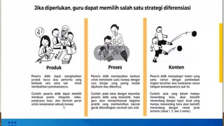 PEMBELAJARAN BERDIFERENSIASI
 