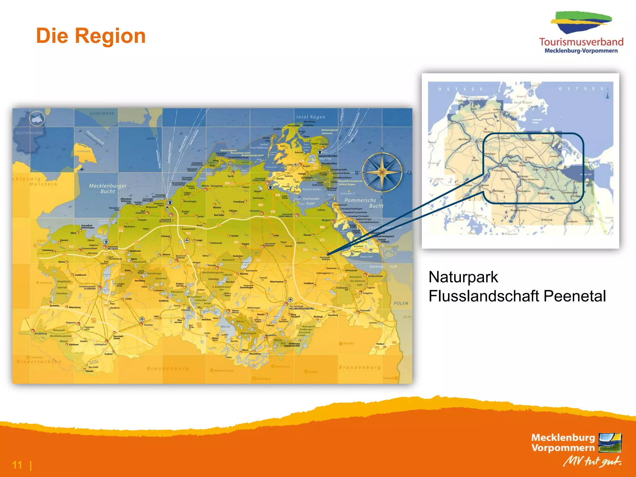 Die Region




                    Naturpark
                    Flusslandschaft Peenetal




11 |
 