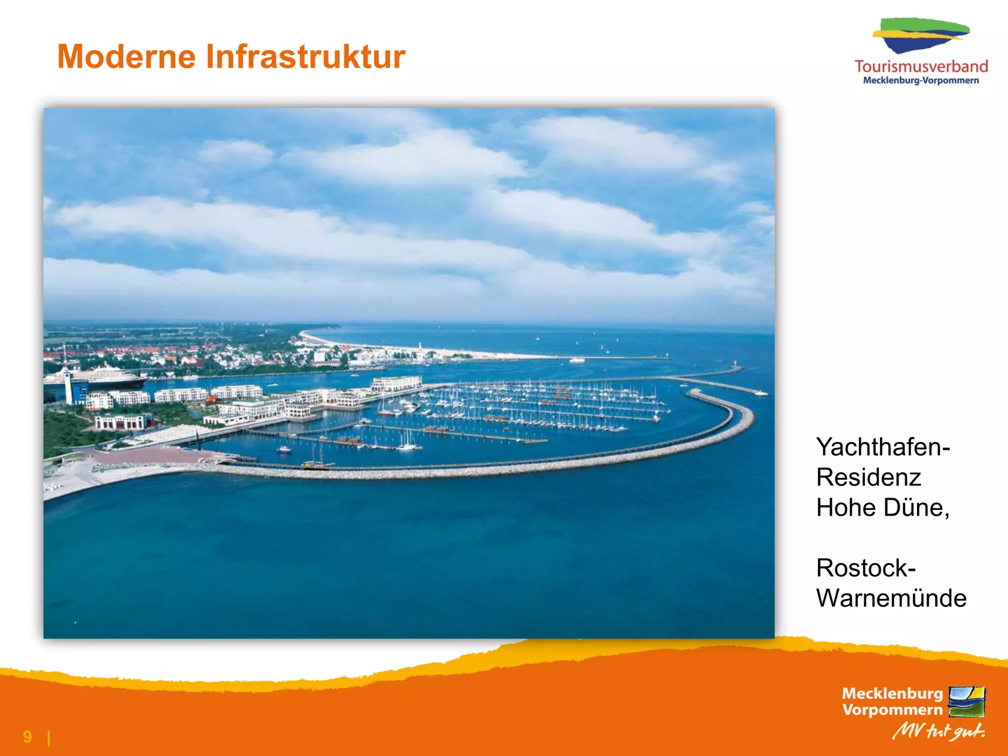 Moderne Infrastruktur




                              Yachthafen-
                              Residenz
                              Hohe Düne,

                              Rostock-
                              Warnemünde




9 |
 