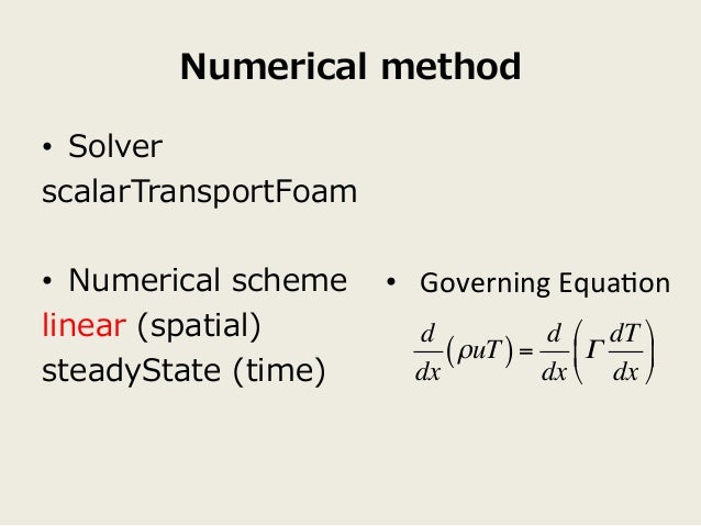 Estimation Of Numerical Schemes In Heat Convection By Openfoam Estimation Of Numerical Schemes In Heat Convection By Openfoam