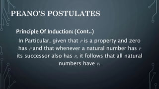 Successor Property Math Peeno's postulate | PPTX