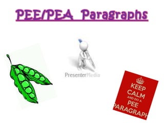 PEE/PEA Paragraphs
 