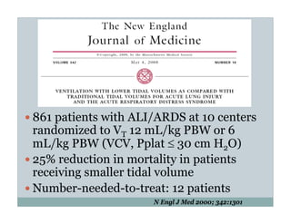 PEEP:Bring the Evidence to the Bedside