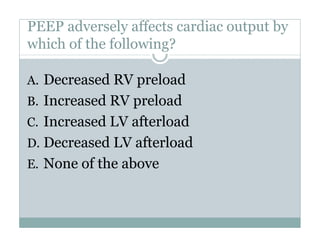 PEEP:Bring the Evidence to the Bedside
