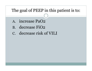 PEEP:Bring the Evidence to the Bedside