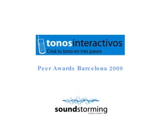 Peer Awards Barcelona 2009 