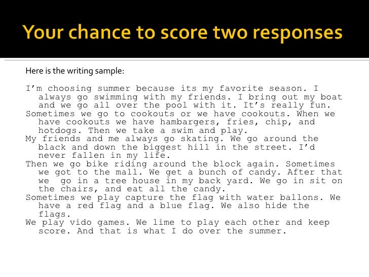 Peer Response To The Student Sample