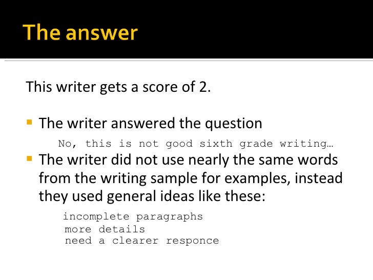 Peer Response To The Student Sample