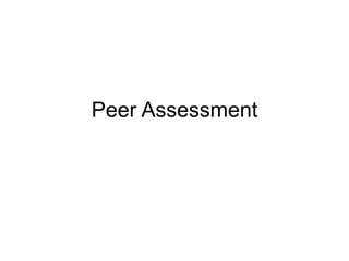 Peer Assessment
 