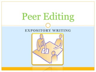 Expository Writing Peer Editing 