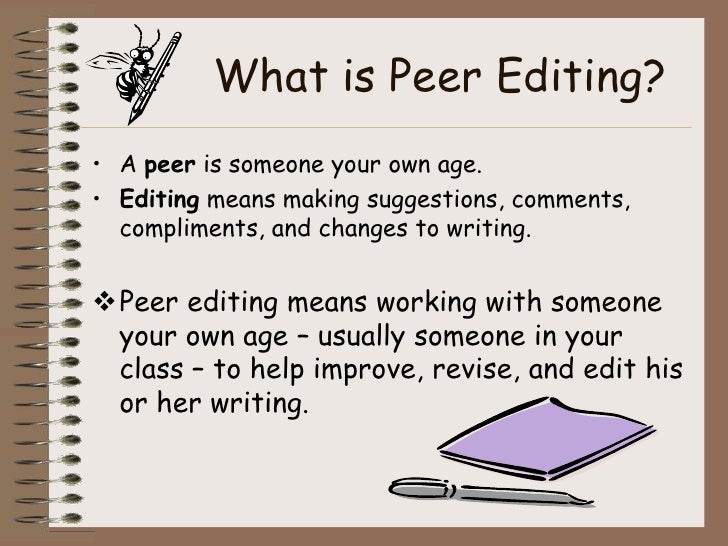 Peer editing powerpoint
