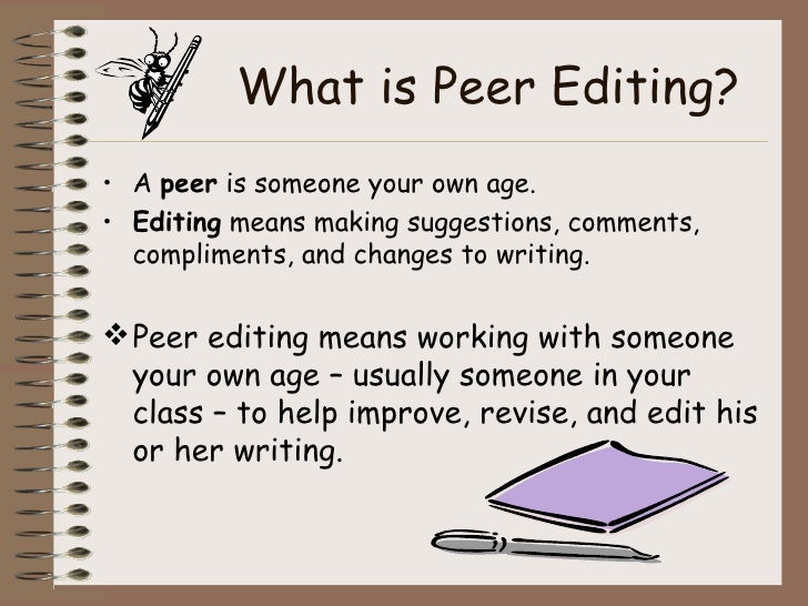 Peer Editing Tutorial