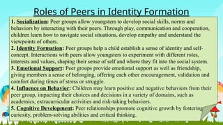 understanding the self - Peer group influence | PPTX