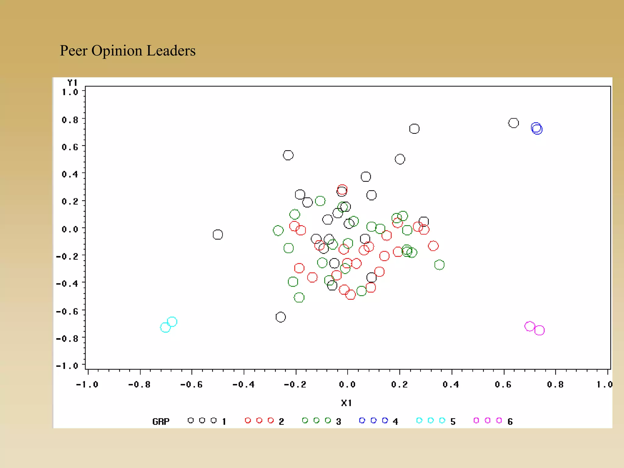 Peer Opinion Leaders
 