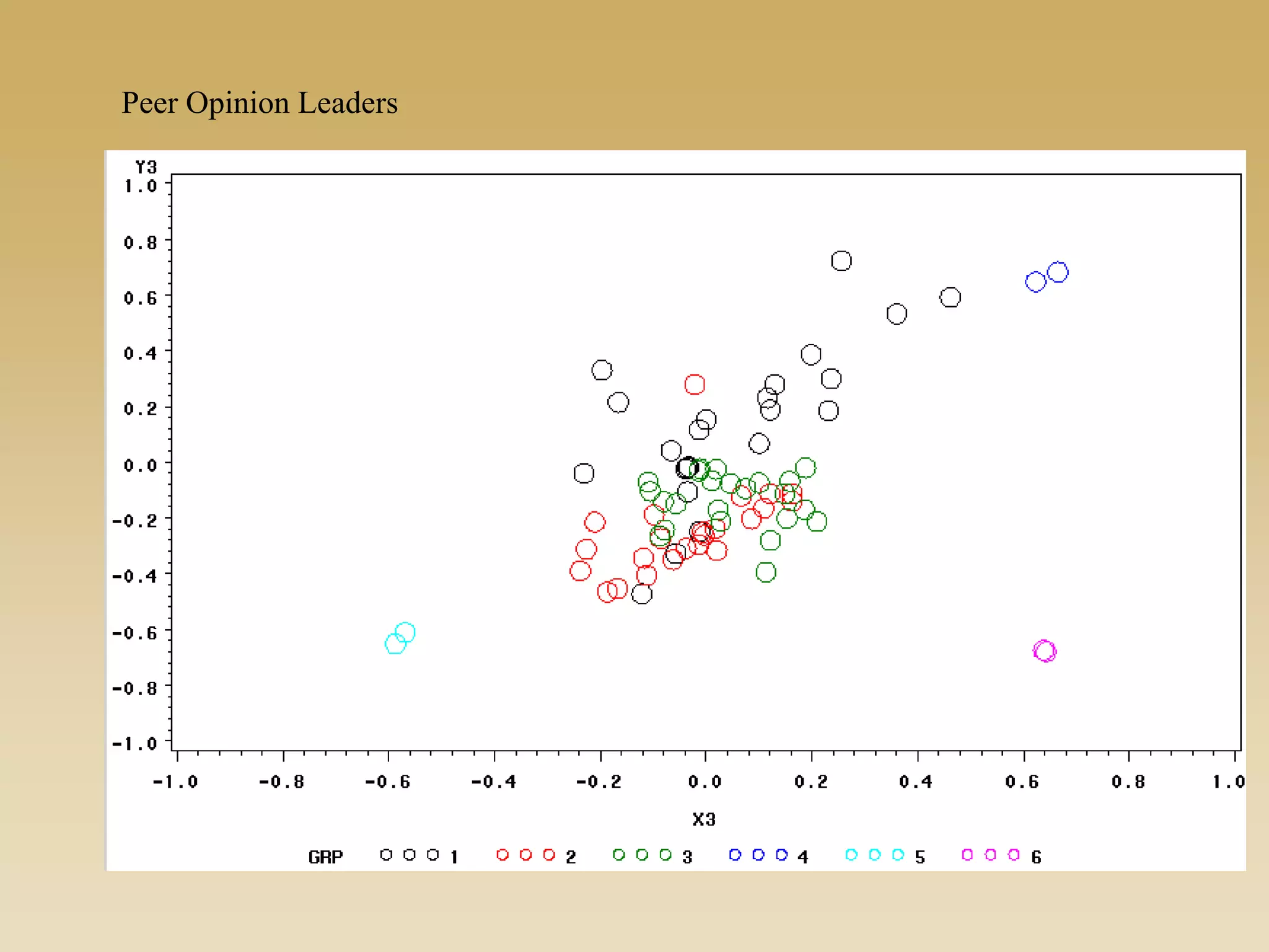 Peer Opinion Leaders
 