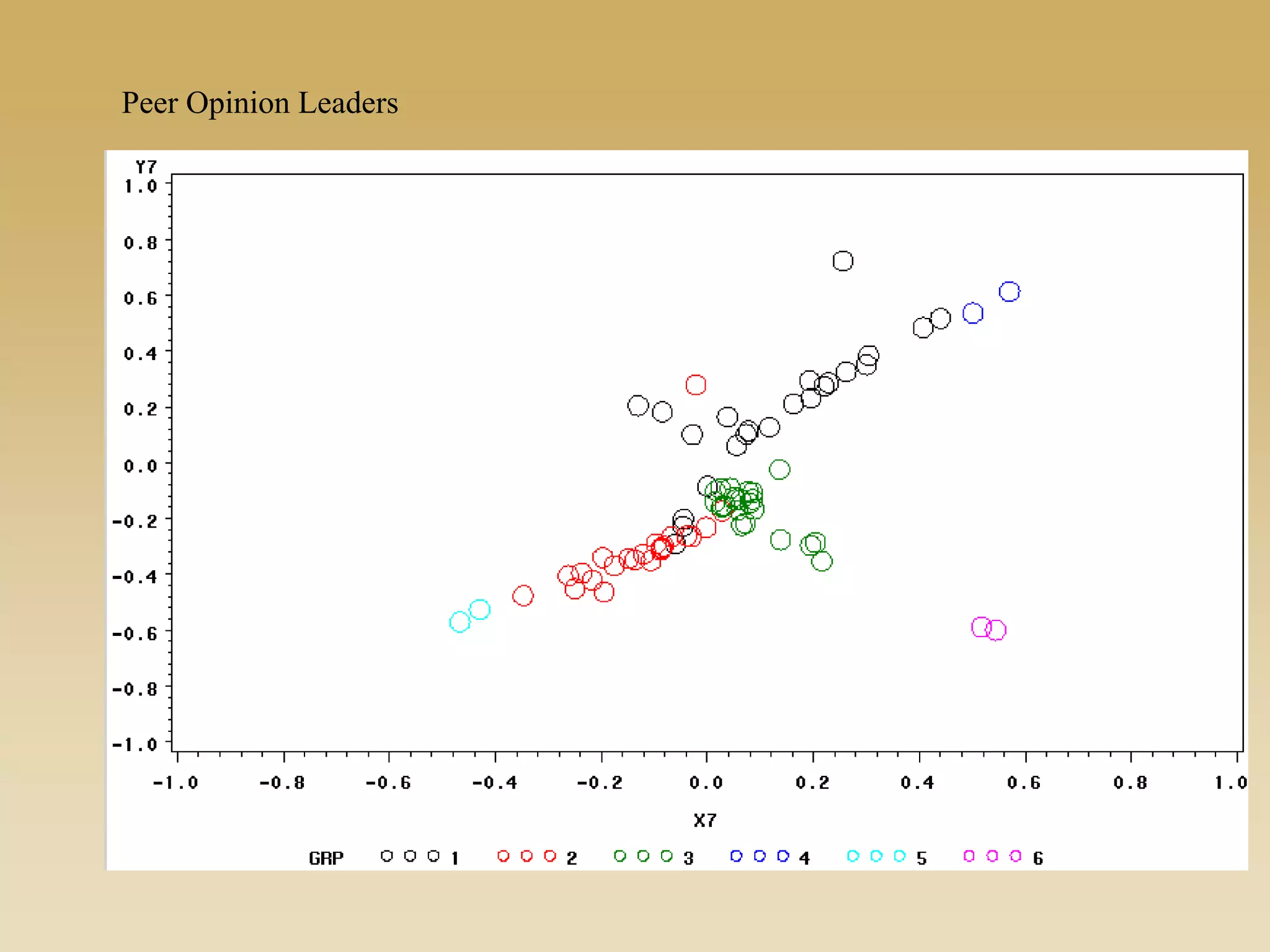 Peer Opinion Leaders
 