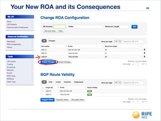 Your New ROA and its Consequences 88
 