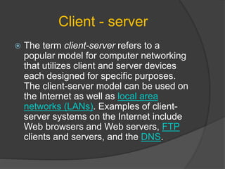 Peer to peer | PPTX | Computer Networking | Computing