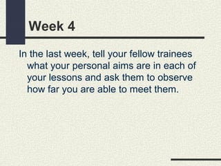 Peer observation in teacher development | PPT