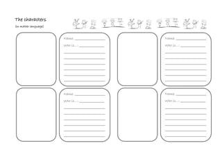 THE PEER RELATIONS QUESTIONNAIRE (PRQ)
FOR CHILDREN
Show how often the following statements are true of you. Circle one of the answers for each statement.
1 I get called names by others Never Once in a while Pretty Often Very Often
2 I give soft kids a hard time Never Once in a while Pretty Often Very Often
3 I get picked on by others Never Once in a while Pretty Often Very Often
4 I am part of a group that goes round teasing others Never Once in a while Pretty Often Very Often
5 I like to help people are being harassed Never Once in a while Pretty Often Very Often
A6 I like to make others scared of me Never Once in a while Pretty Often Very Often
7 I share things with others Never Once in a while Pretty Often Very Often
8 I enjoy upsetting wimps Never Once in a while Pretty Often Very Often
9 I like to get into a fight with someone I can easily beat Never Once in a while Pretty Often Very Often
10 Others make fun of me Never Once in a while Pretty Often Very Often
11 I get hit and pushed around by others Never Once in a while Pretty Often Very Often
12 I get hit and pushed around by others Never Once in a while Pretty Often Very Often
 