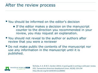 Retractions on the rise
Van Noorden, R. (2011). Science publishing: The trouble with retractions.
Nature, 478: 26-28 http://dx.doi.org/10.1038/478026a
 