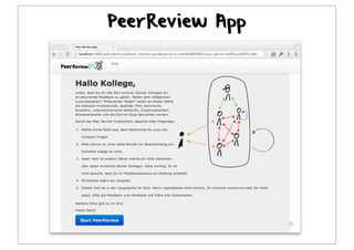 PeerReview App
 