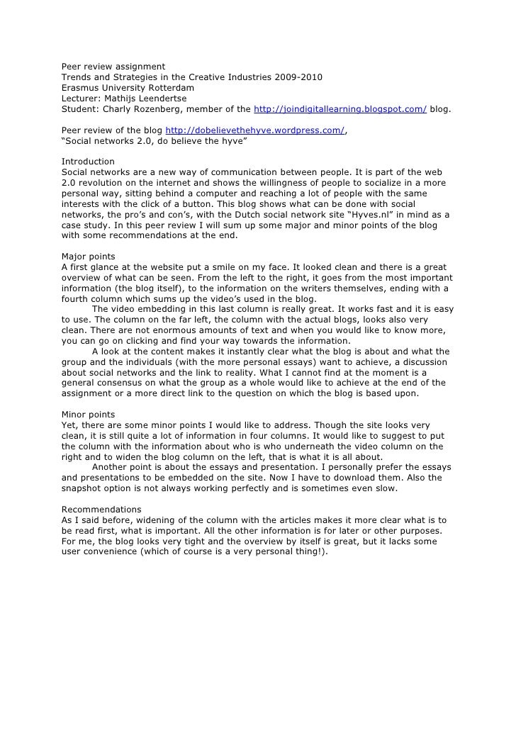 Article review assignment example picture