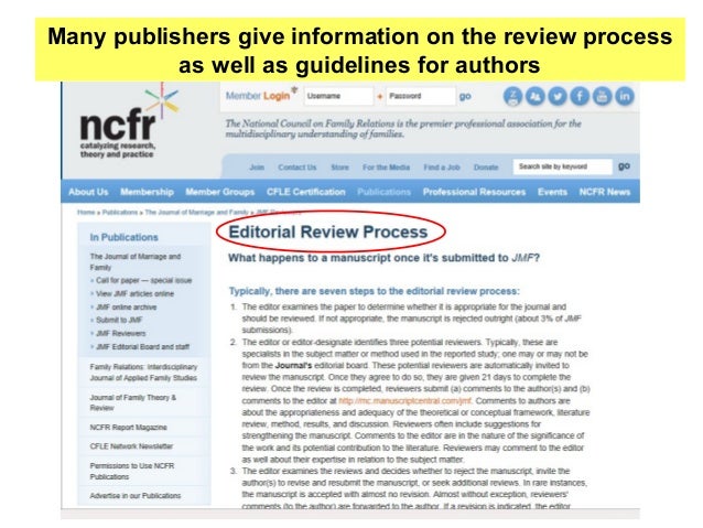 best peer reviewed journals